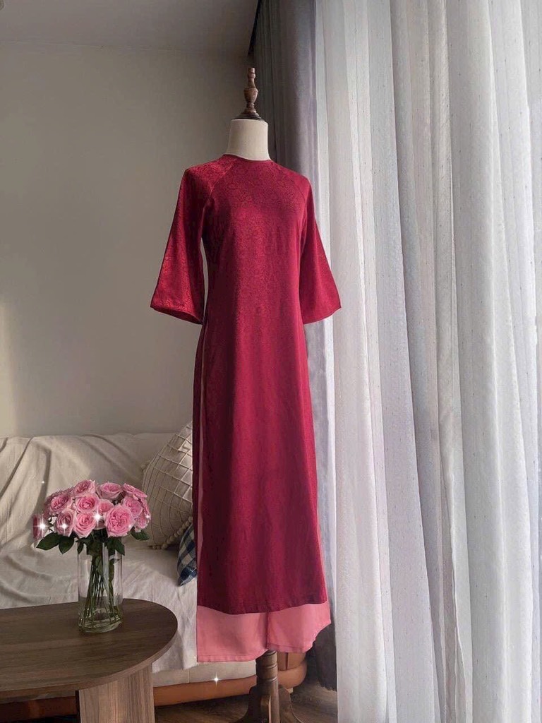Áo dài vân lụa-Raddg2811