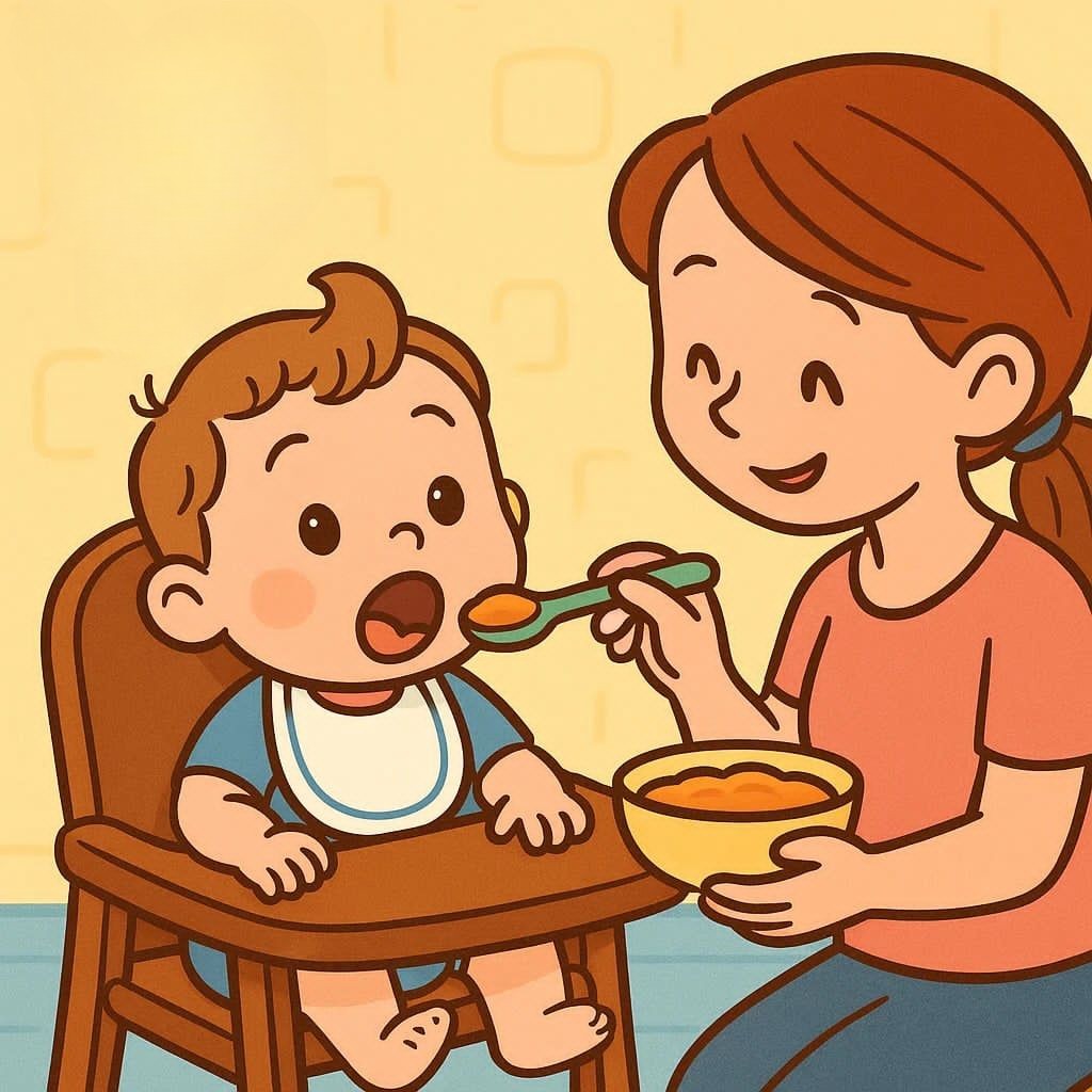 Thời điểm lý tưởng nhất cho bé bắt đầu ăn dặm?