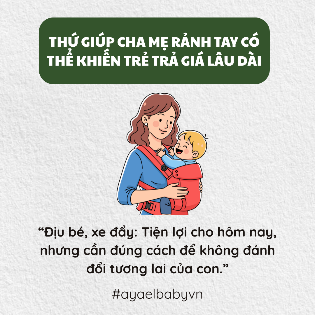 THỨ GIÚP CHA MẸ RẢNH TAY CÓ THỂ KHIẾN TRẺ TRẢ GIÁ LÂU DÀI