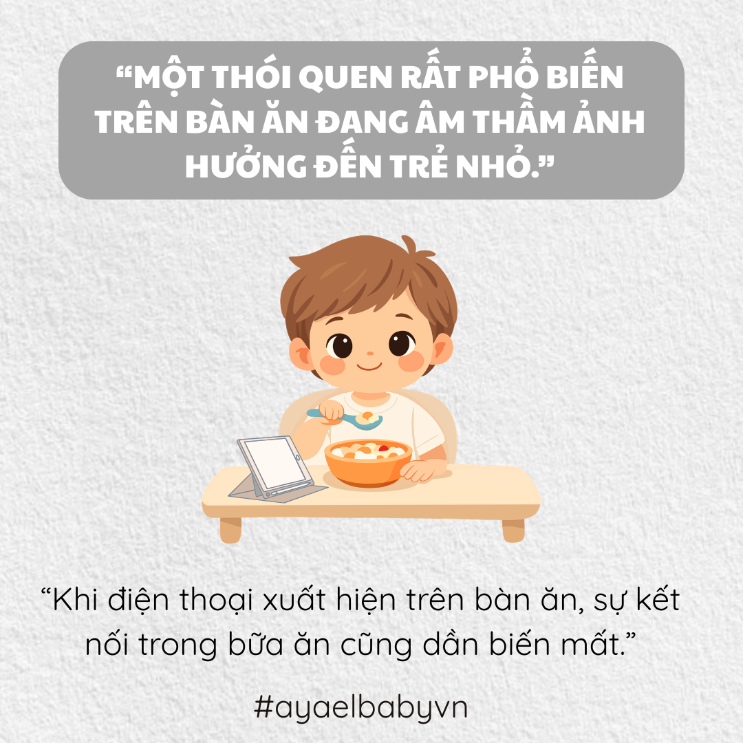 MỘT THÓI QUEN RẤT PHỔ BIẾN TRÊN BÀN ĂN ĐANG ÂM THẦM ẢNH HƯỞNG ĐẾN TRẺ NHỎ