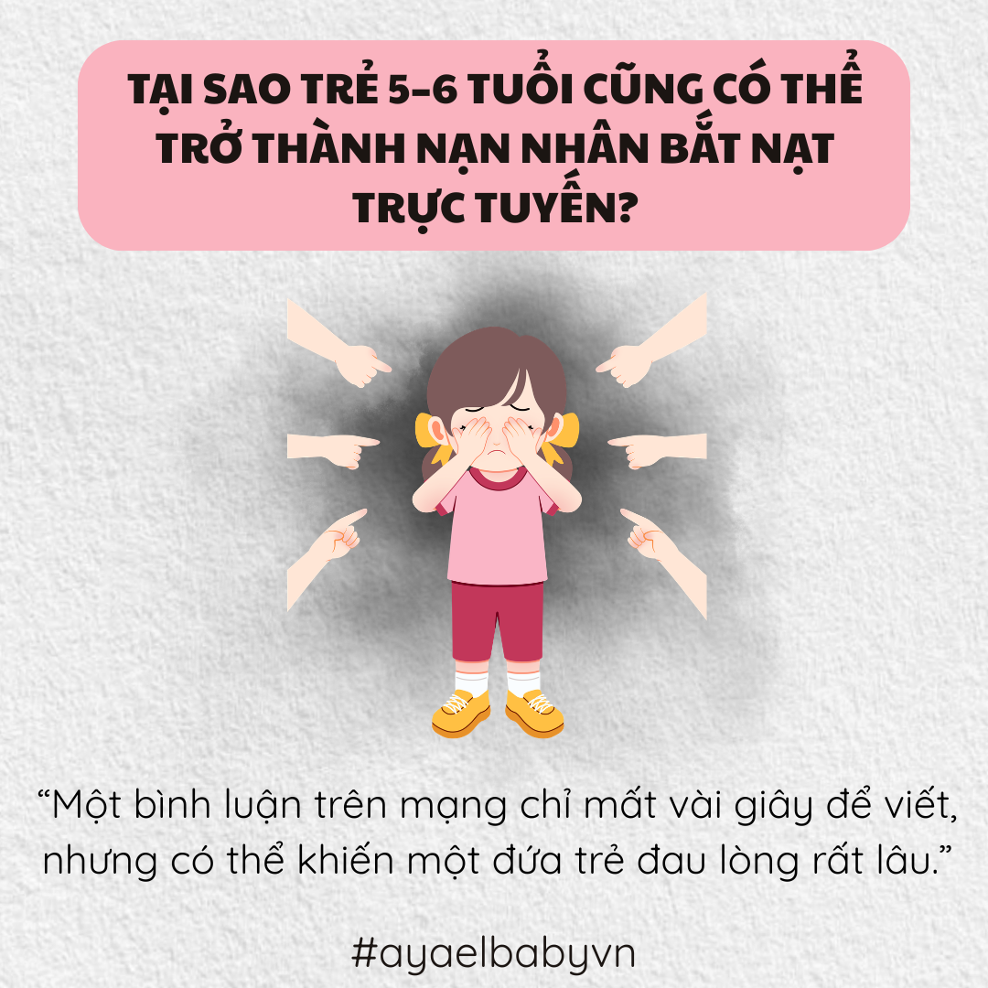 TẠI SAO TRẺ 5-6 TUỔI CŨNG CÓ THỂ TRỞ THÀNH NẠN NHÂN BẮT NẠN TRỰC TUYẾN?