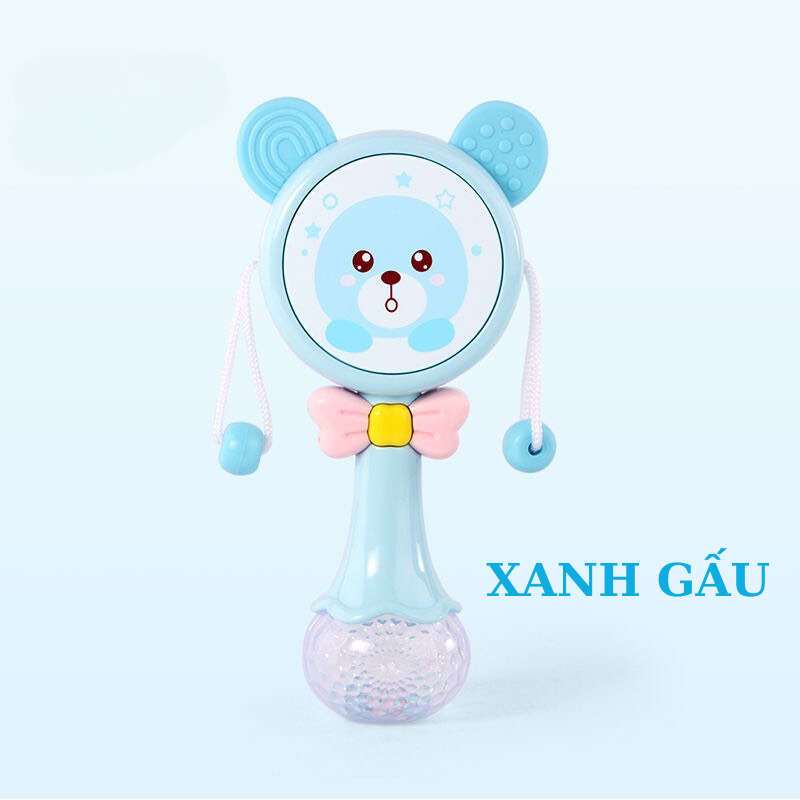 ĐỒ CHƠI GIÁO DỤC TRỐNG LẮC MINI CHO BÉ