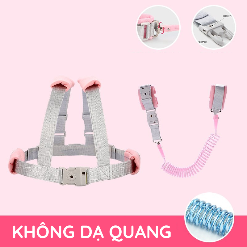 SET Áo Quai Chống Lạc Kèm Dây Đeo Tay 2M Chắc Chắn Cho Bé