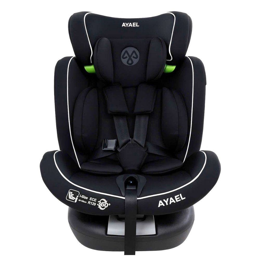 Ghế ngồi ô tô cho bé AYAEL Xoay 360 Chốt ISOFIX An toàn, Chuẩn Châu Âu R129 (0–12 tuổi)