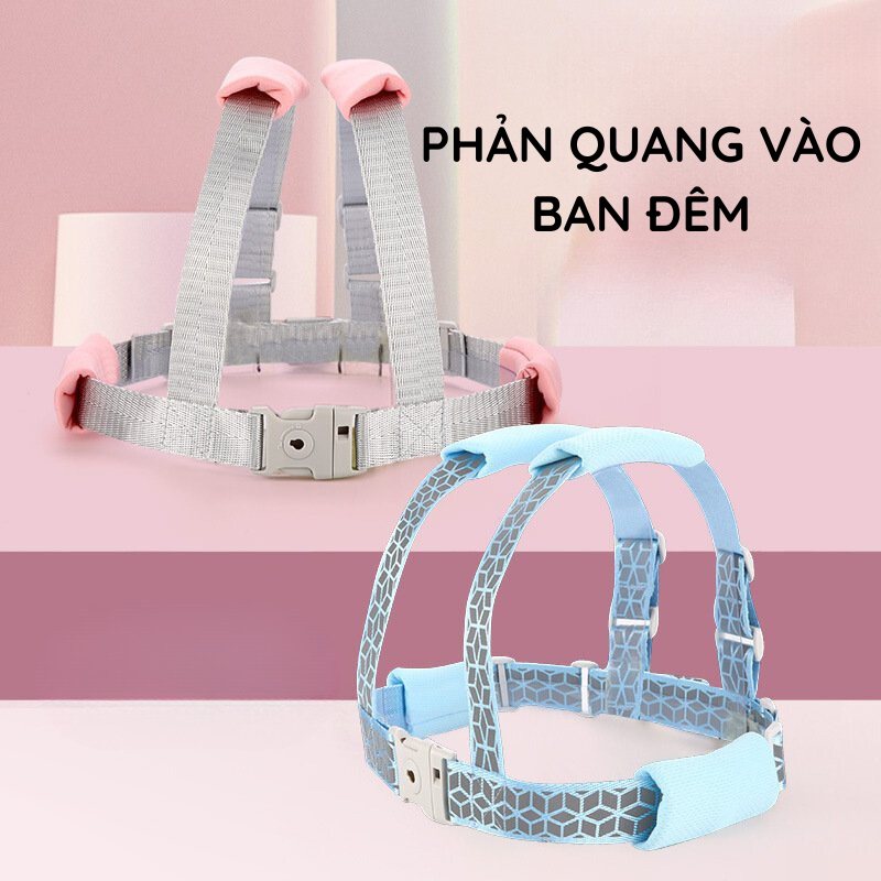 SET Áo Quai Chống Lạc Kèm Dây Đeo Tay 2M Chắc Chắn Cho Bé