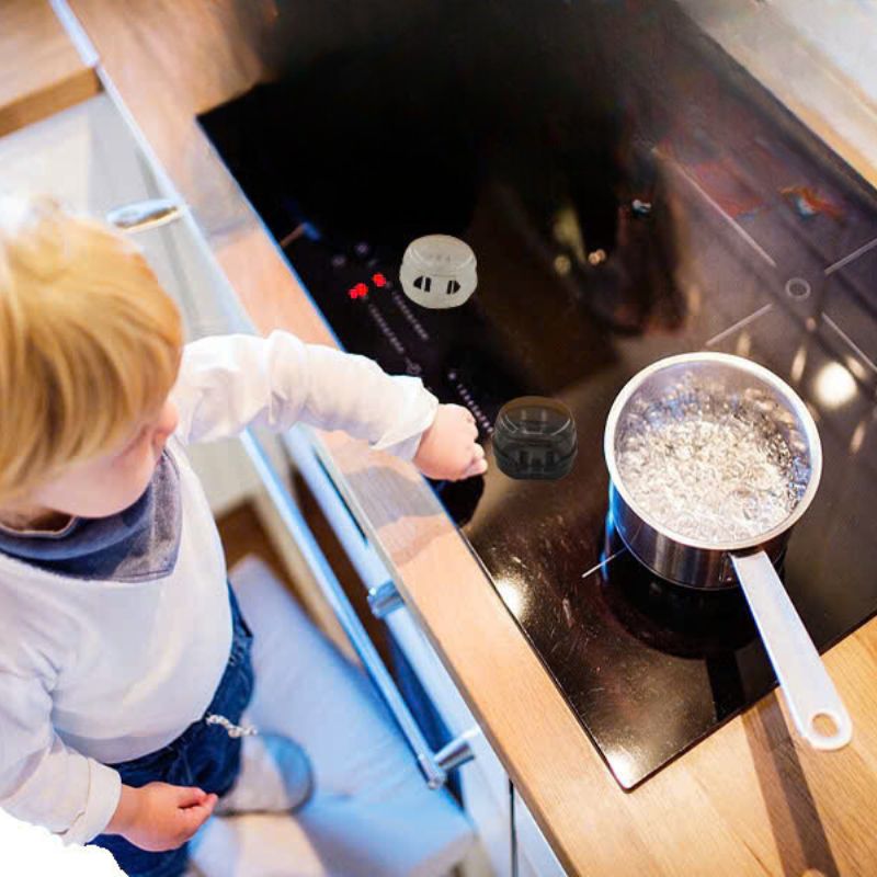 Dụng Cụ CỐC CHE NÚT BẬT BẾP An Toàn Cho Bé
