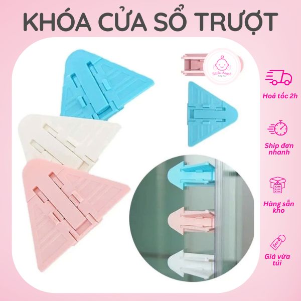 Dụng Cụ GÀI CỬA SỔ TRƯỢT Ban Công An Toàn Cho Bé