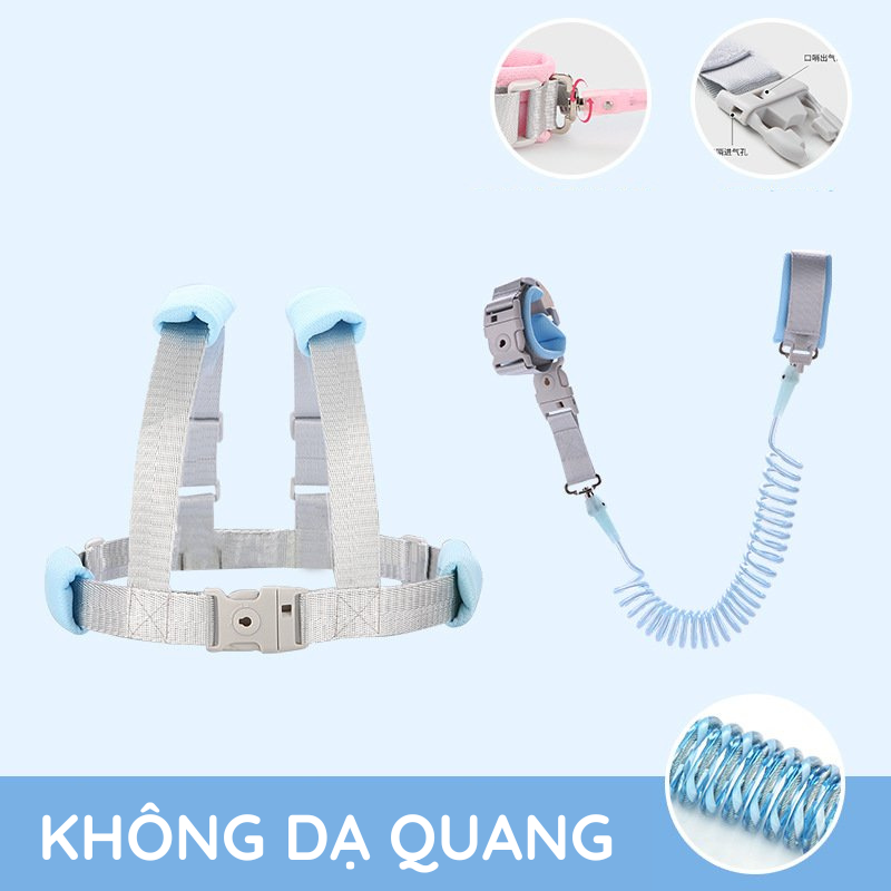 SET Áo Quai Chống Lạc Kèm Dây Đeo Tay 2M Chắc Chắn Cho Bé