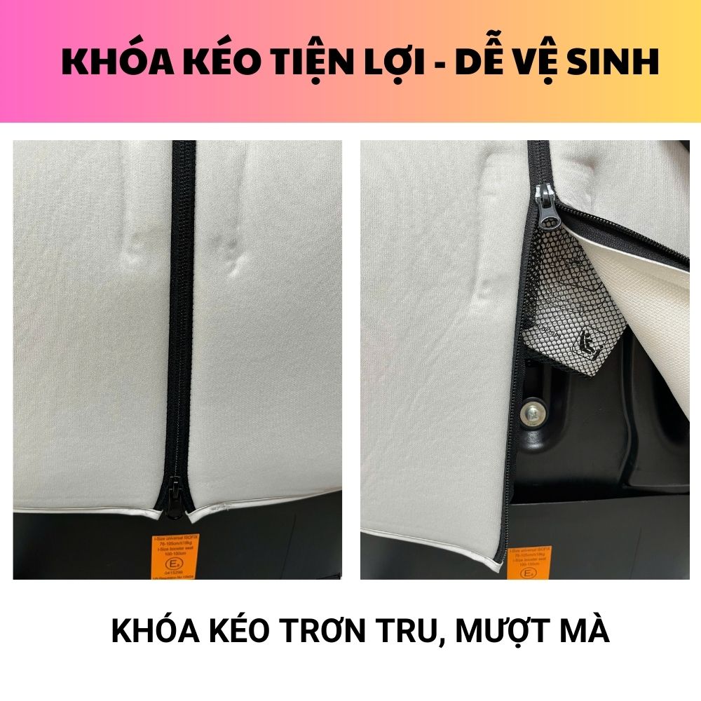 Ghế Ngồi Ô Tô Cho Bé AYAEL ISOFIX An Toàn, Chuẩn Quốc Tế R129 (1–10 Tuổi)