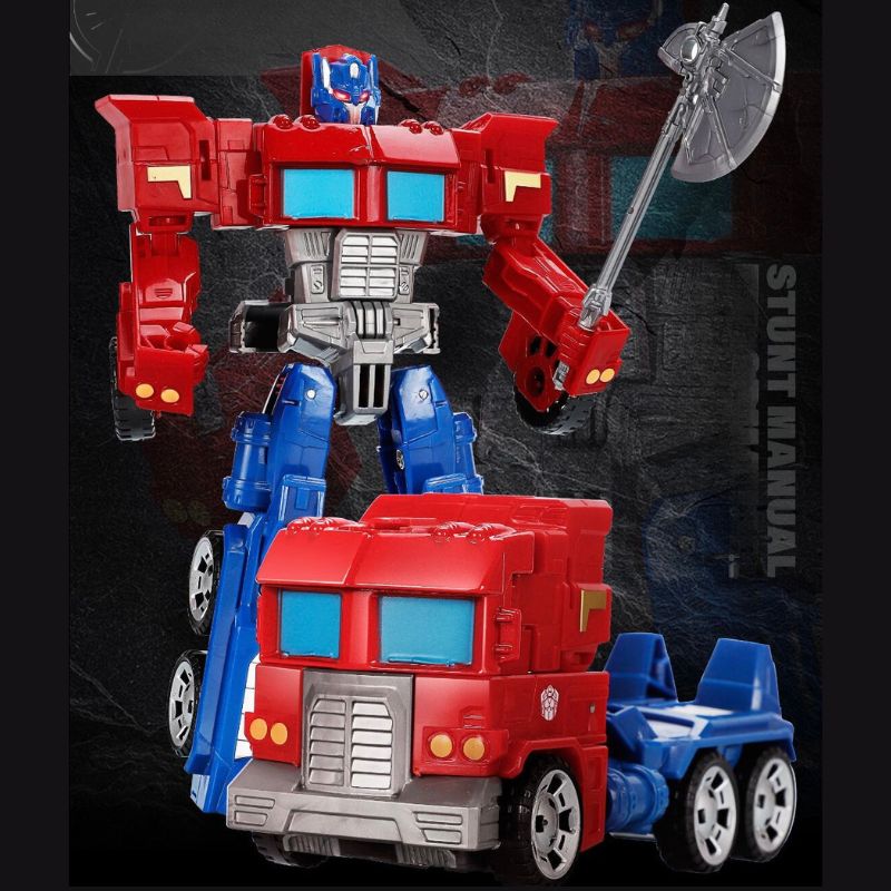 Đồ Chơi Mô Hình Lắp Ráp Robot Biến Hình Transformer Thân Hợp Kim Cho Bé Giải Trí Rèn Luyện Tư Duy Thông Minh