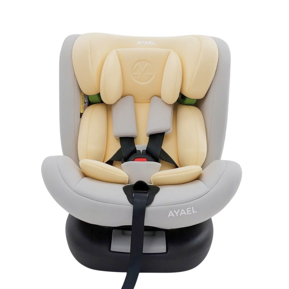 Ghế ngồi ô tô cho bé AYAEL Xoay 360 Chốt ISOFIX An toàn, Chuẩn Châu Âu R129 (0–12 tuổi)