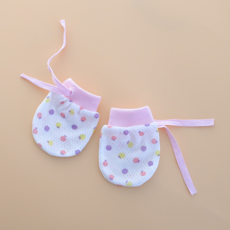 Bao Tay Lưới 2D Thông Thoáng Cho Trẻ Sơ Sinh 0 - 12 Tháng