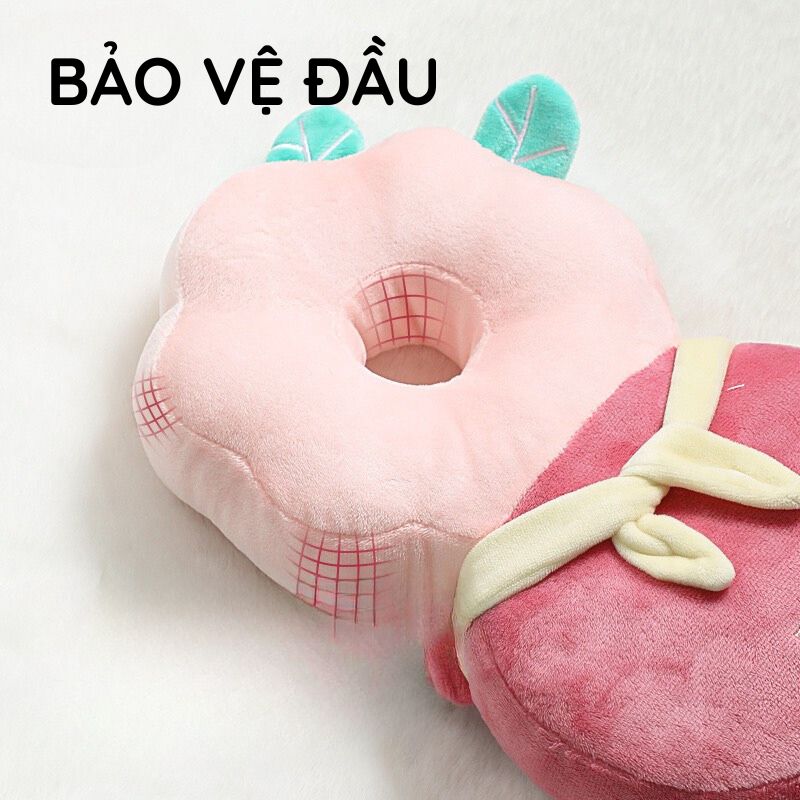 Gối Bảo Vệ Đầu Và Lưng Chống Ngã Thoáng Khí An Toàn Cho Bé
