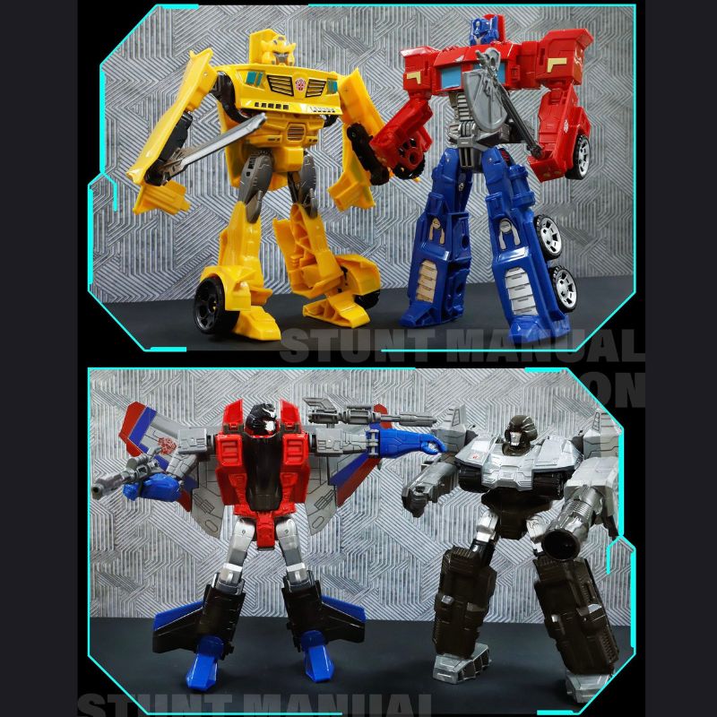 Đồ Chơi Mô Hình Lắp Ráp Robot Biến Hình Transformer Thân Hợp Kim Cho Bé Giải Trí Rèn Luyện Tư Duy Thông Minh
