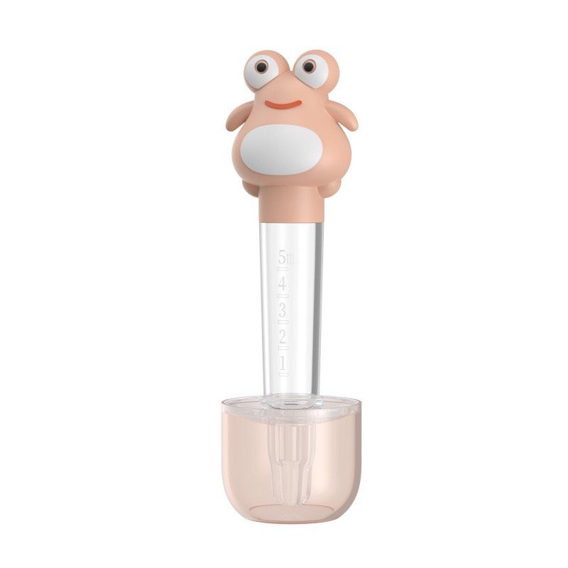 Dụng Cụ Ống Bón Thuốc Nhỏ Giọt Hình Ếch Silicone Chống Sặc