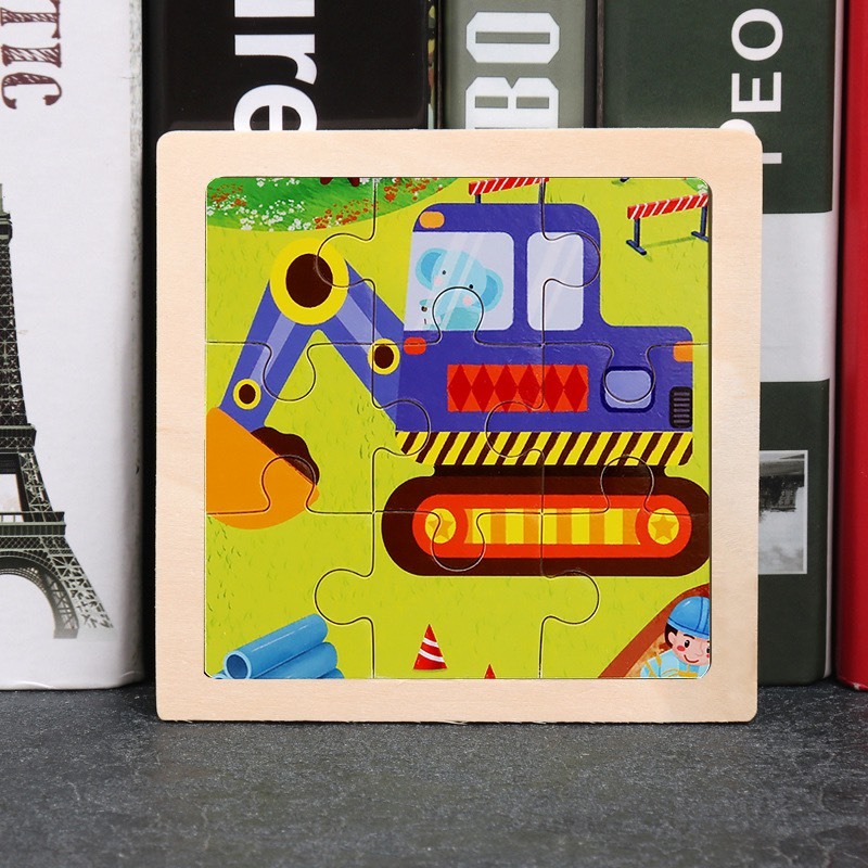 Đồ Chơi Giáo Dục Xếp Hình Động Vật 9 Mảnh Cho Bé