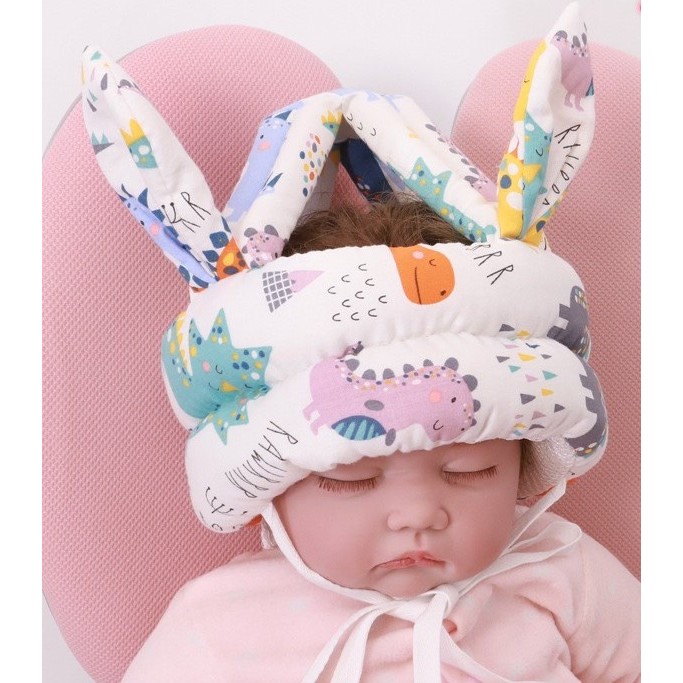 Mũ Nón Bảo Hiểm Bảo Vệ Đầu Cho Bé Tập Đi Tập Bò Chống Va Đập