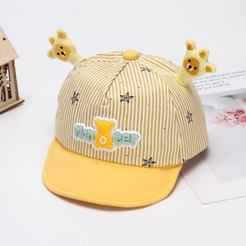 Mũ Nón Lưỡi Trai Tai 3D Hình Thú Đáng Yêu Cho Bé Từ 3 Tháng - 3 Tuổi