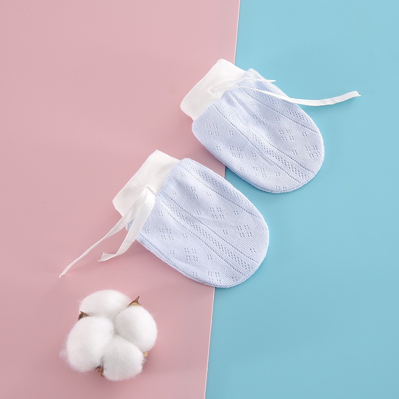Bao Tay Lưới Trơn Thông Thoáng Dành Cho Bé Sơ Sinh Từ 0 - 12 Tháng