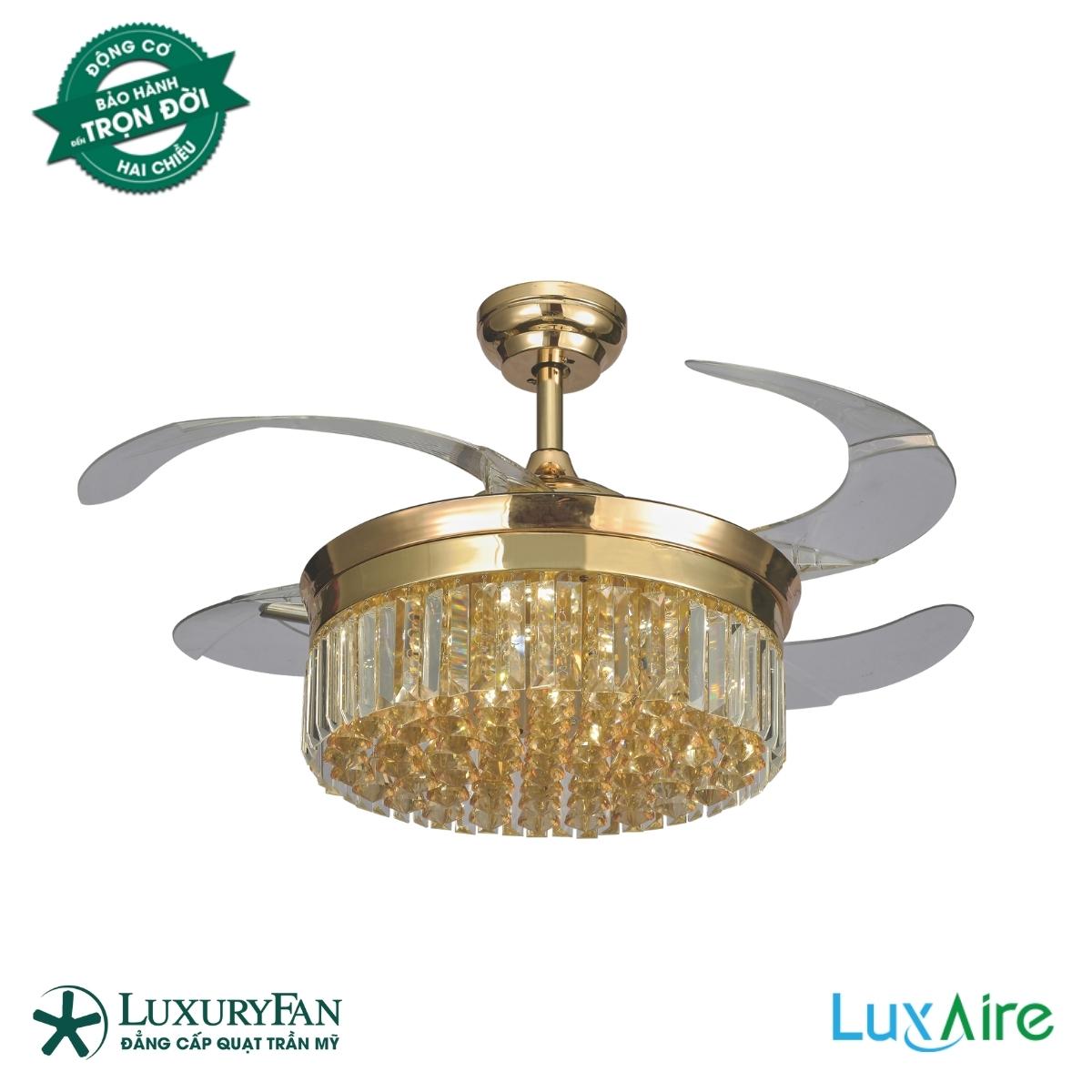 Quạt Trần Luxaire Crystal