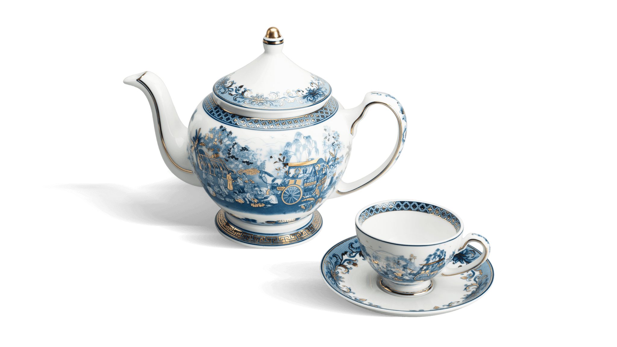 Dĩa lót tách 13 cm - Hoàng Cung - Hồn Quê Vàng