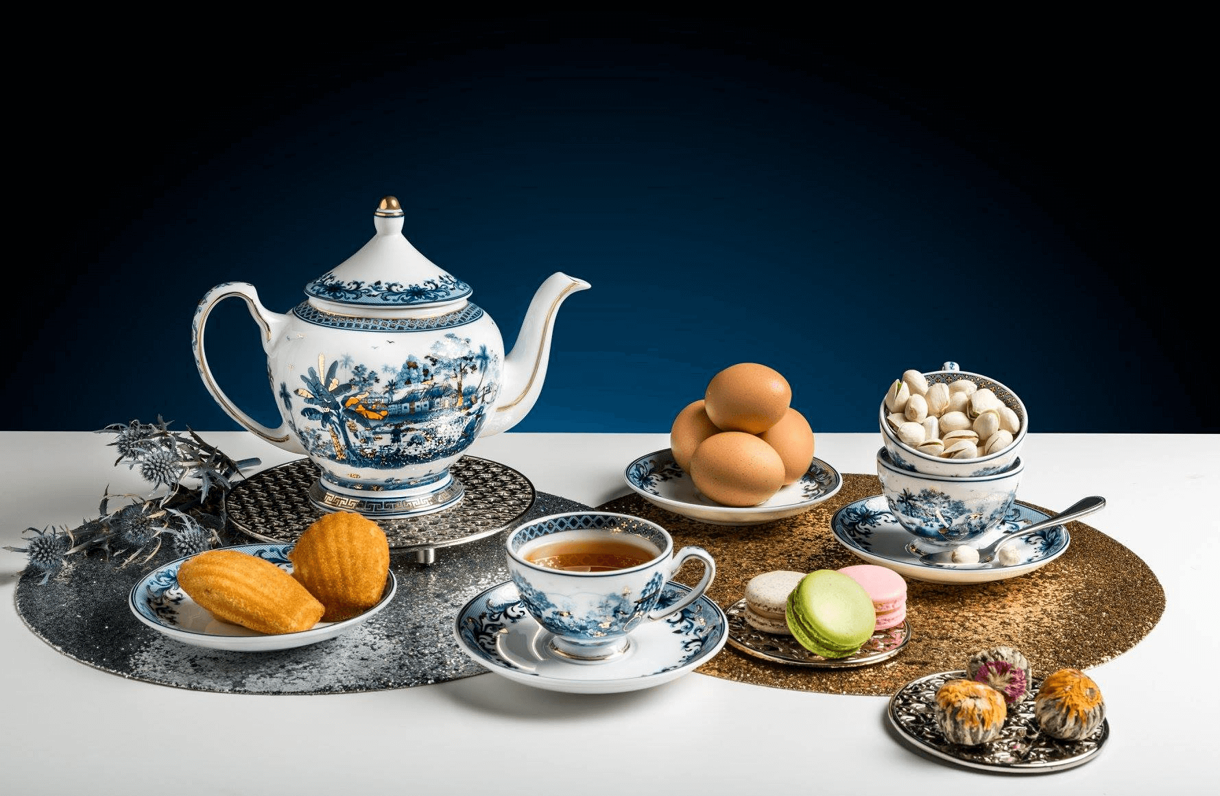 Dĩa lót tách 13 cm - Hoàng Cung - Hồn Quê Vàng
