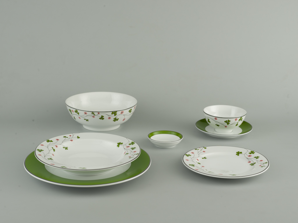 Dĩa tròn 20 cm - Jasmine - Hoa May Mắn