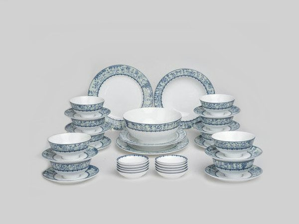 Dĩa tròn 20 cm - Jasmine - Vinh Quy Nhạt