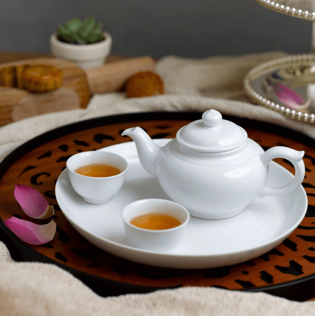 Bộ trà 0.35 L - Jasmine - Trắng