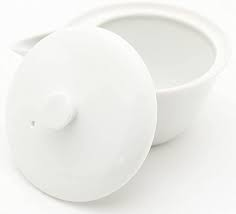 Thố 0.88 L + nắp - Daisy - Trắng Ngà