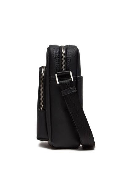 Túi GUESS Faux-Leather Saffiano Crossbody Black HMMISAP4263