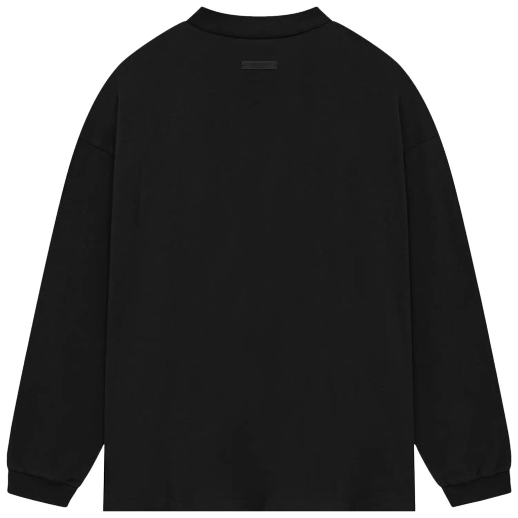 Áo Fear of God Essentials Jersey Long Sleeve Black 125BT244200F