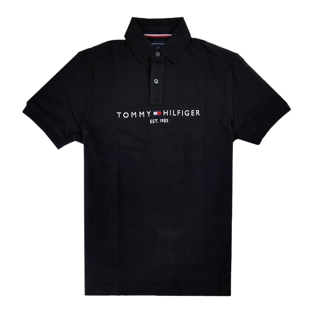 Áo Polo Tommy Hilfiger Regular Fit Embroidered Tommy Graphic Black 78JB112 001