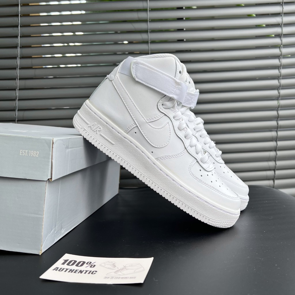 HOT Triple White Womens All White Air Force Nike Air Force High