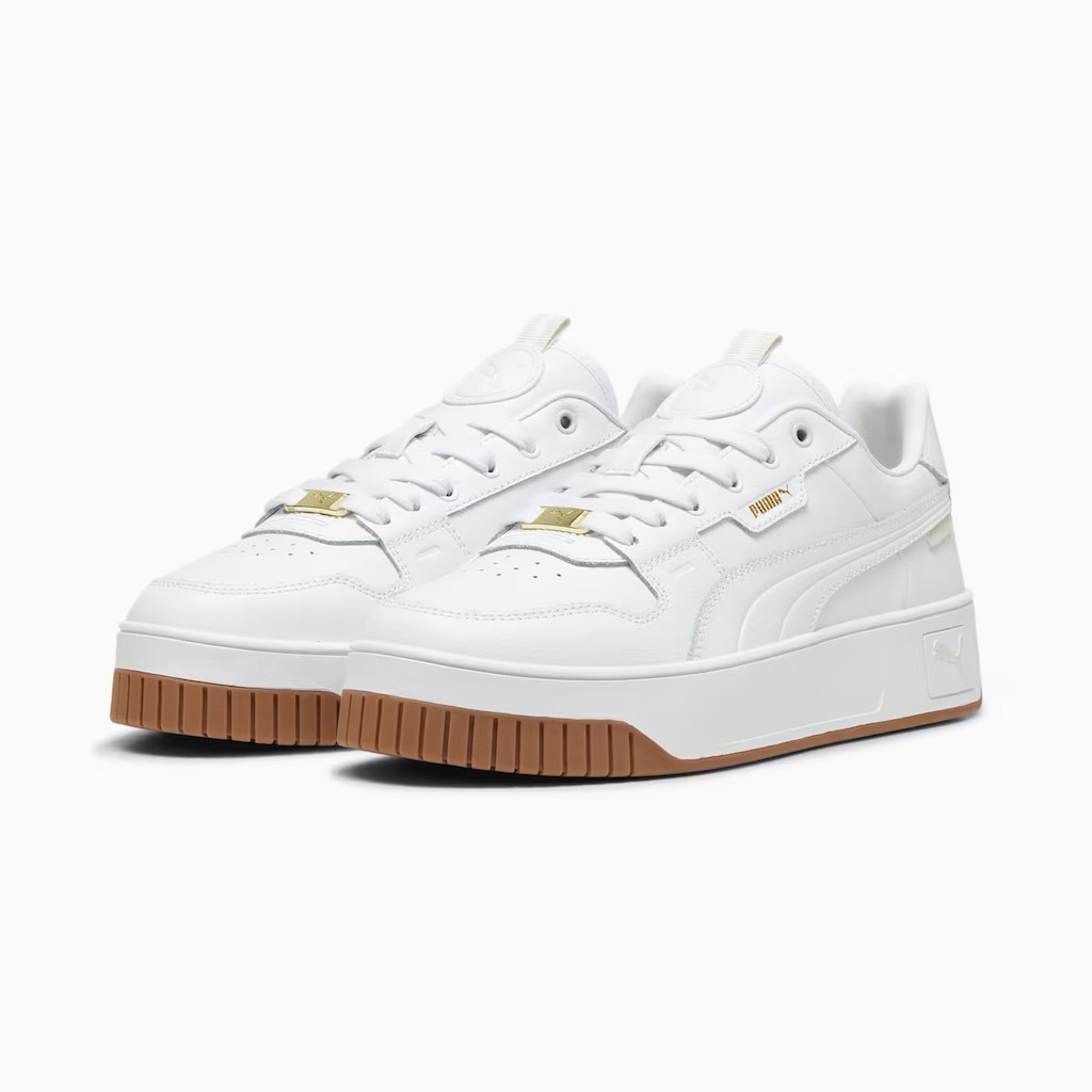 Puma Carina Street Lux White Gold 397487 01
