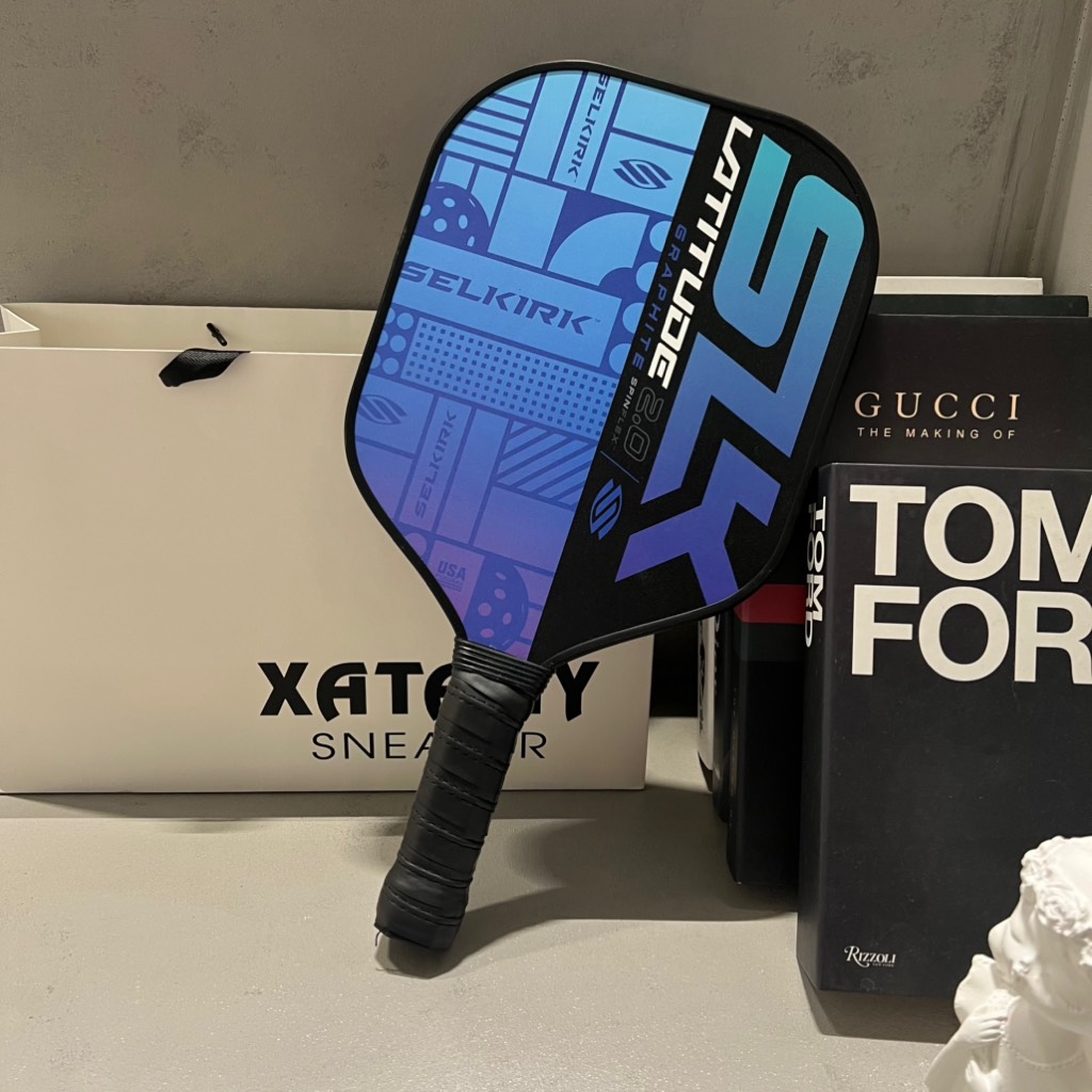 Vợt Selkirk SLK Latitude 2.0 13mm Pickleball Paddle Graphite Comfort Grip Blue