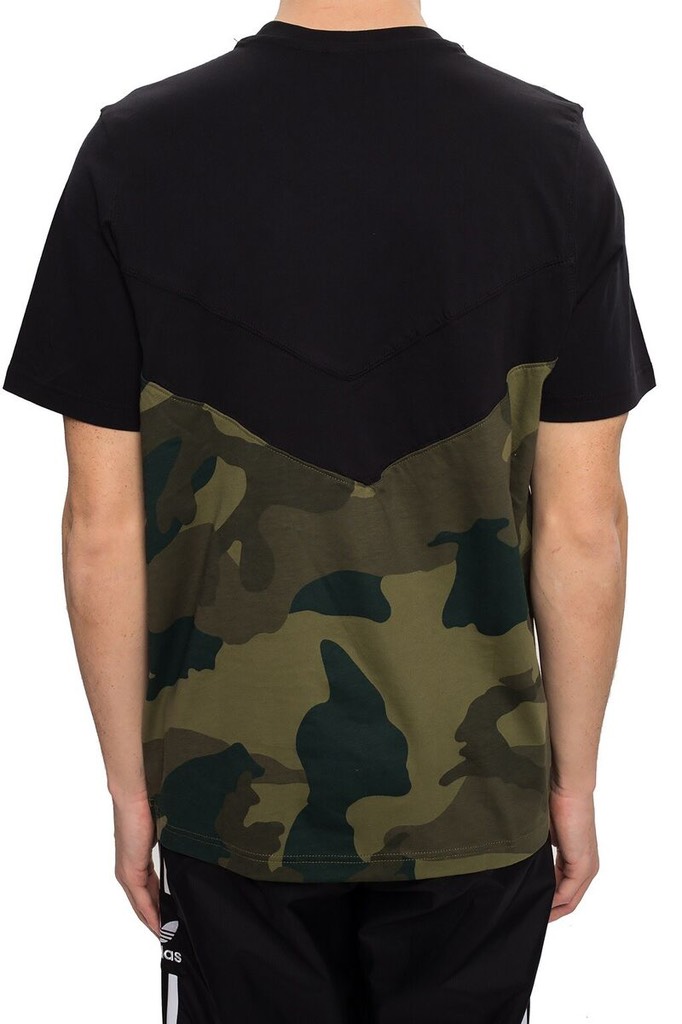 Áo adidas originals Camo Block Tee 'Black' FM3356