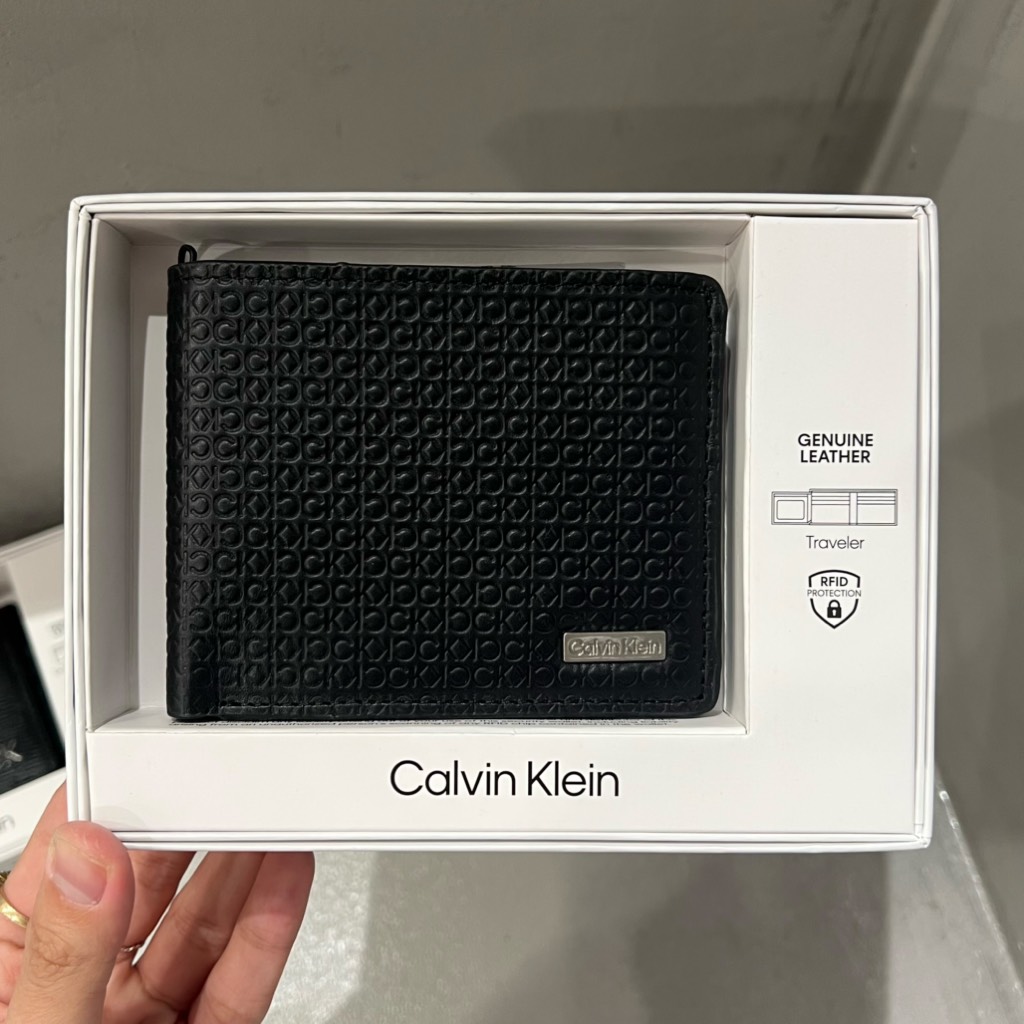 Ví Calvin Klein Billetera Black 31CK240001 001