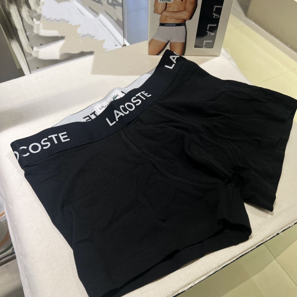 Underwear LACOSTE Men's 5-Pack Cotton Stretch Trunk Black 5H1292 51