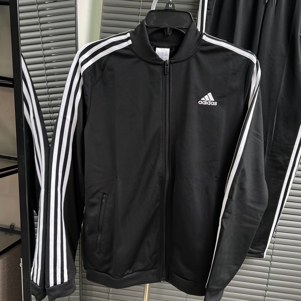 Bộ Thể Thao adidas Nữ Essentials 3-Stripes Track Suit Black GM5534
