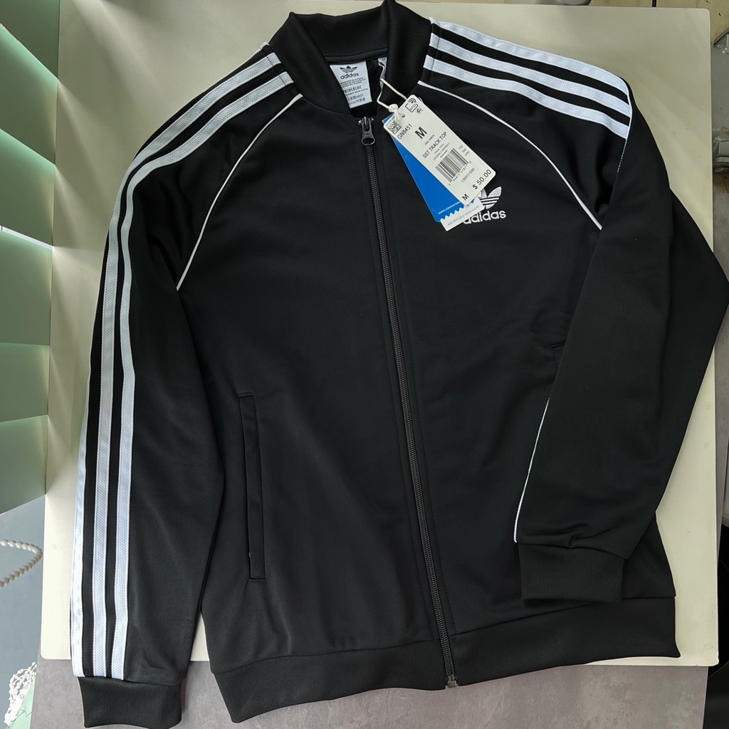 Áo adidas KIDS SST Track Jacket Black GN8451