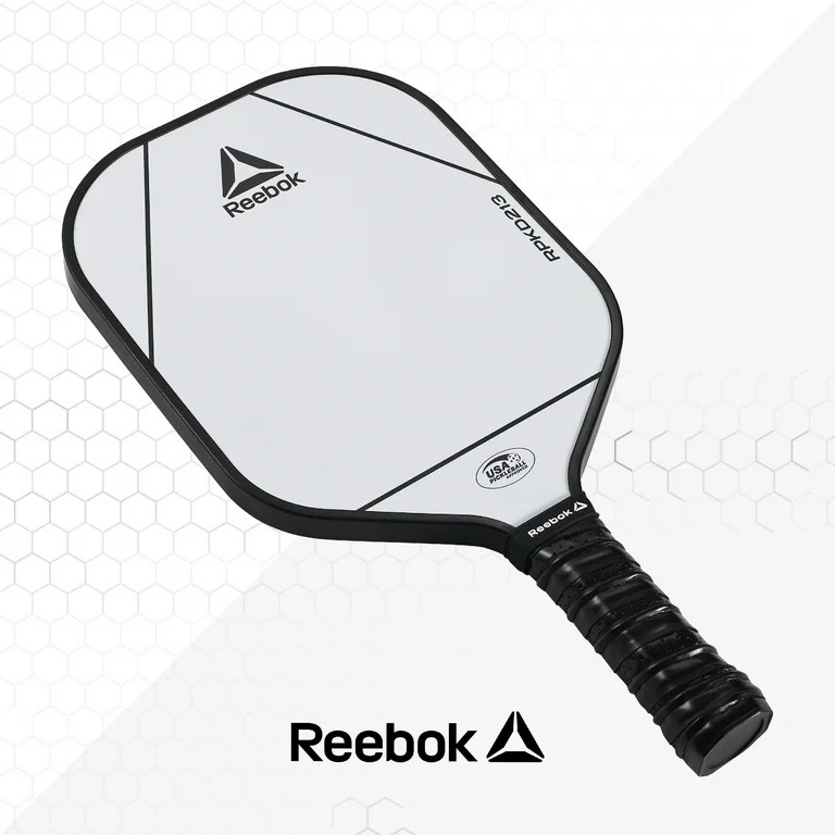 Vợt Pickleball 13MM Reebok Lifestyle Lightweight Fiberglass White RPKD213
