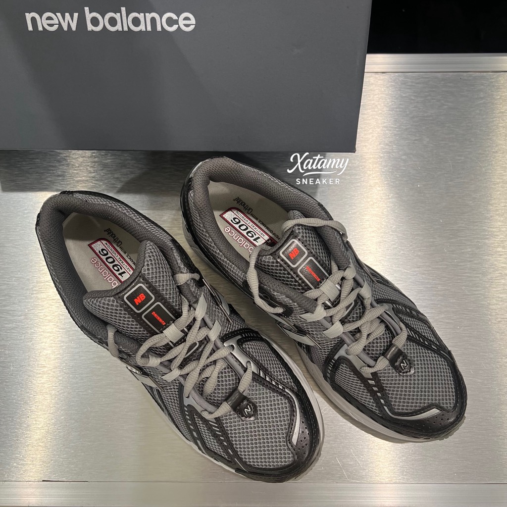 New Balance 1906R Black Metallic Urgent Red Slate U1906RCO