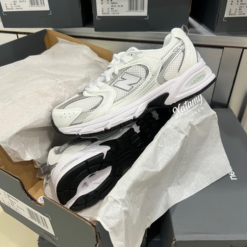 New Balance 530 White Silver GR530AD