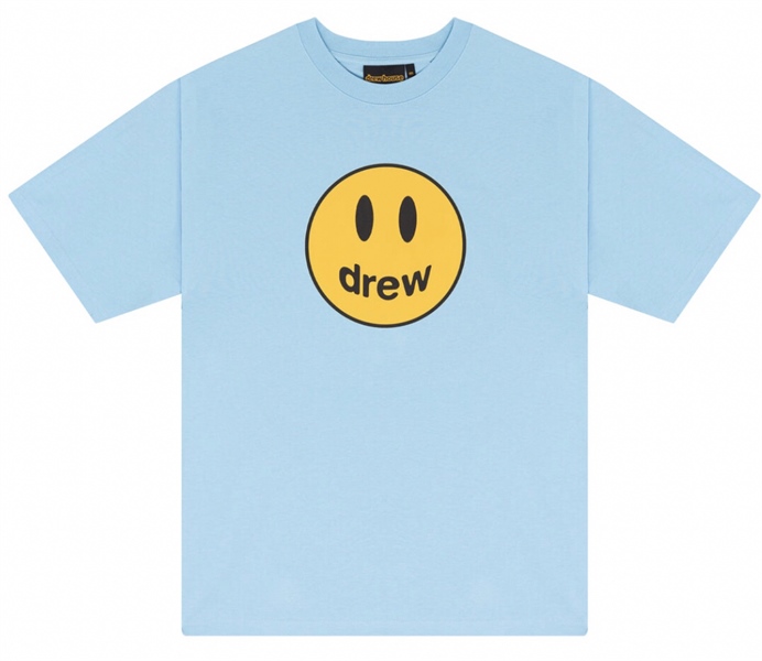 Drew Mascot SS Tee Pacific Blue