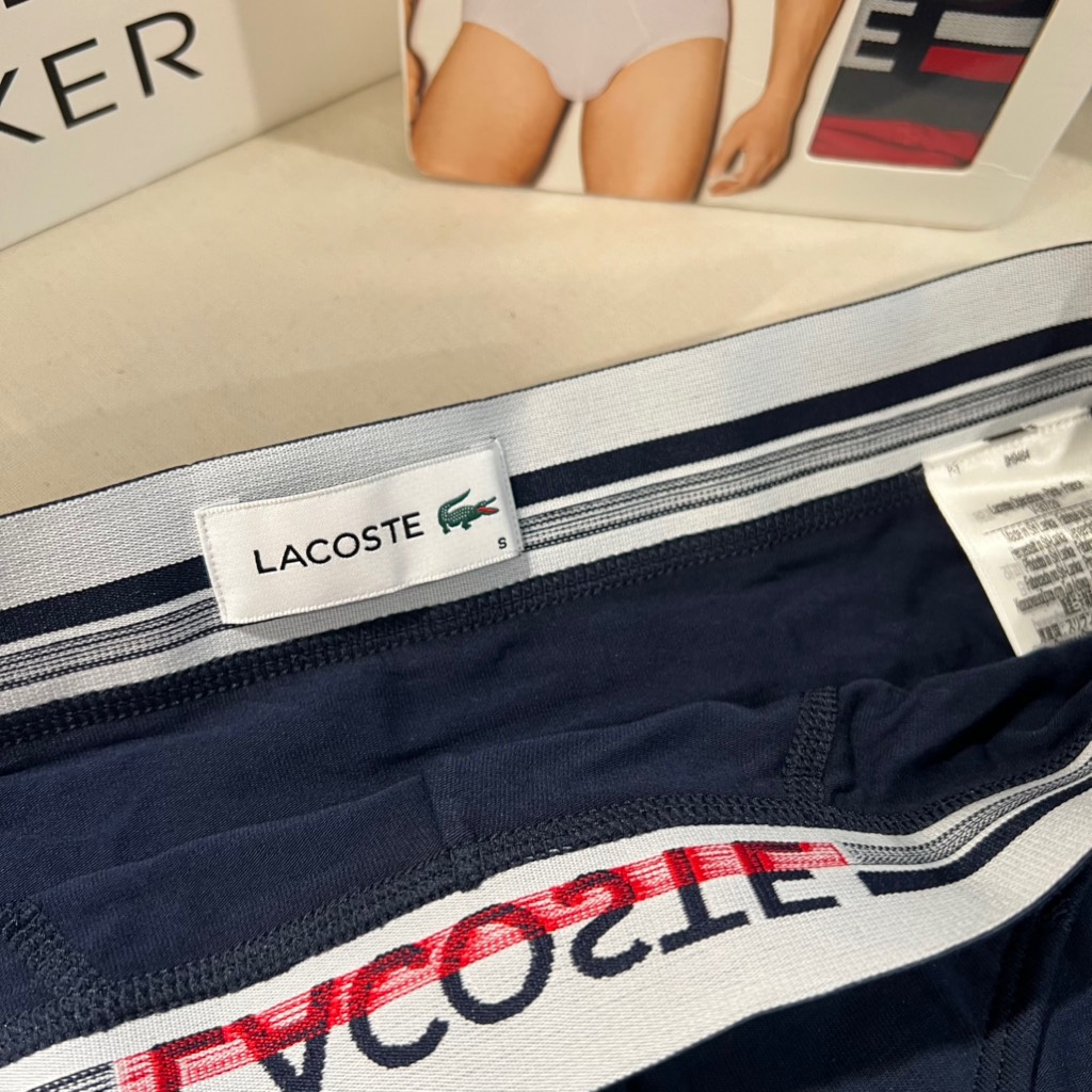Underwear LACOSTE Men's 3-Pack Logo Waist Cotton Stretch Briefs 8H9464 51