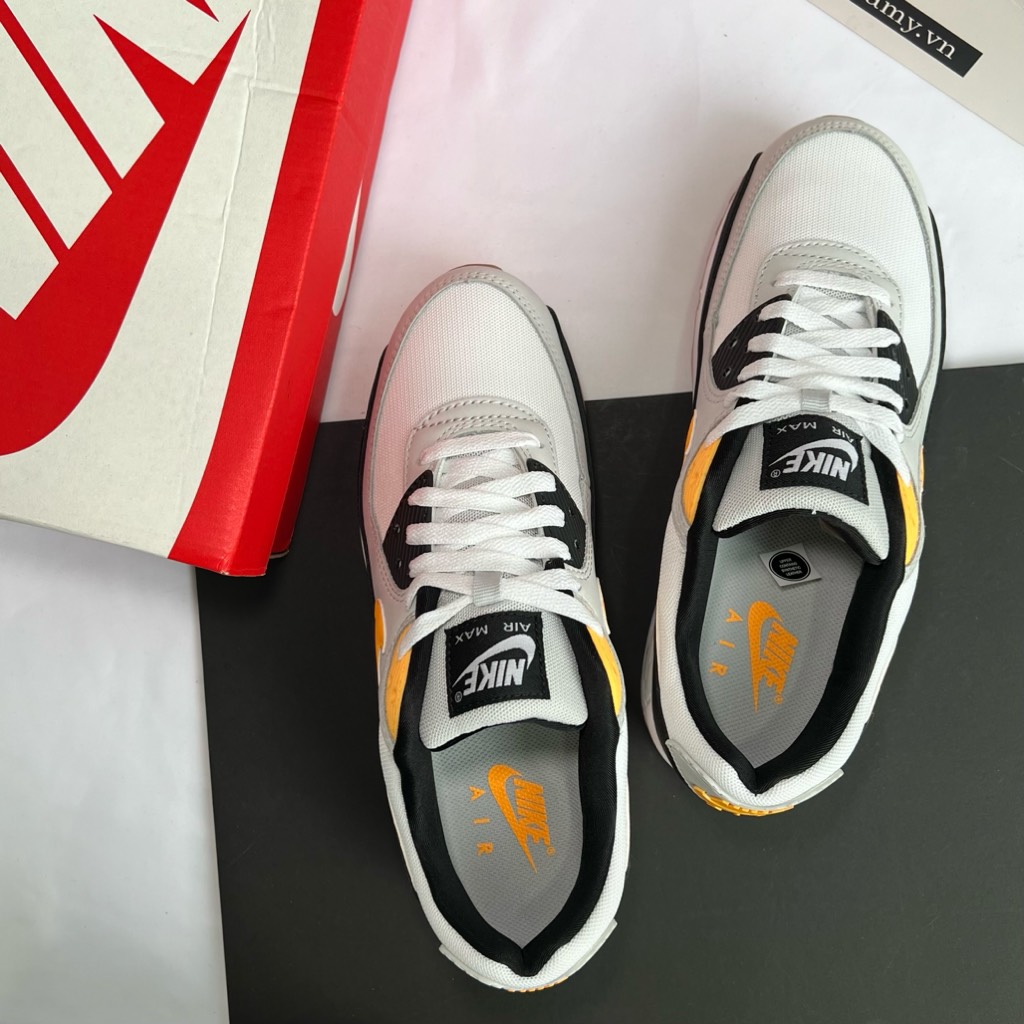 Nike Air Max 90 White Laser Orange FB9658 101