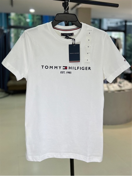 Áo Tommy Hilfiger Logo White MW11465 118