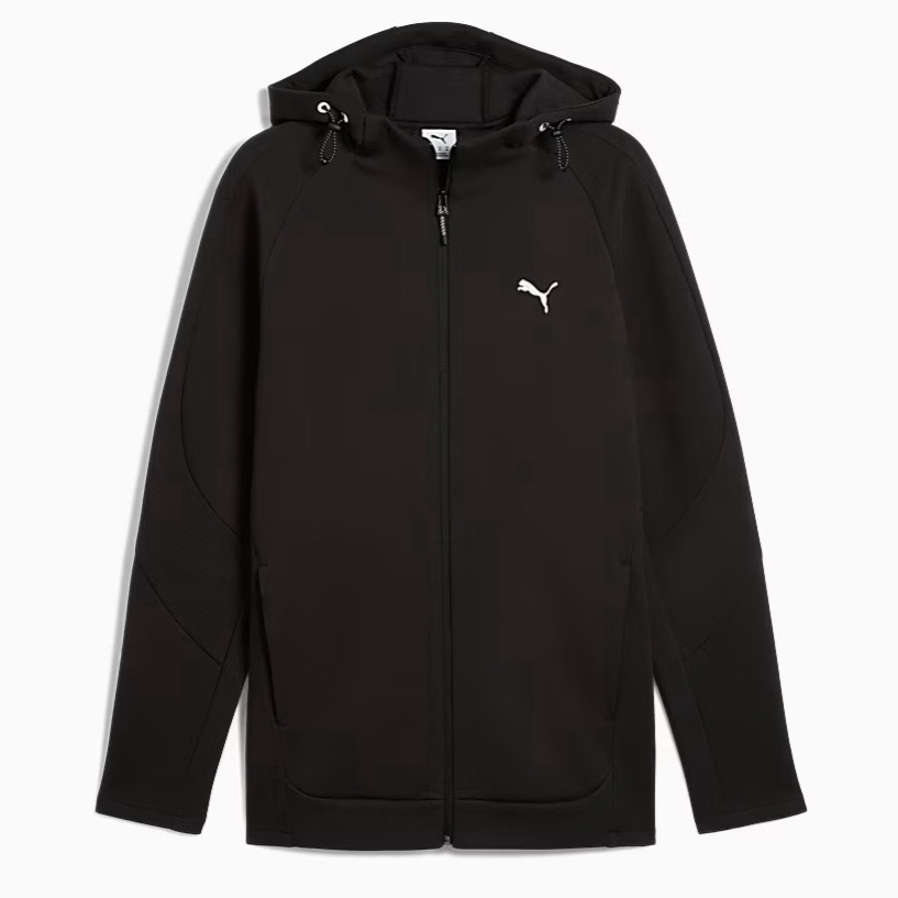 Áo Khoác PUMA EVOSTRIPE Full-Zip Hoodie Black 684613 01