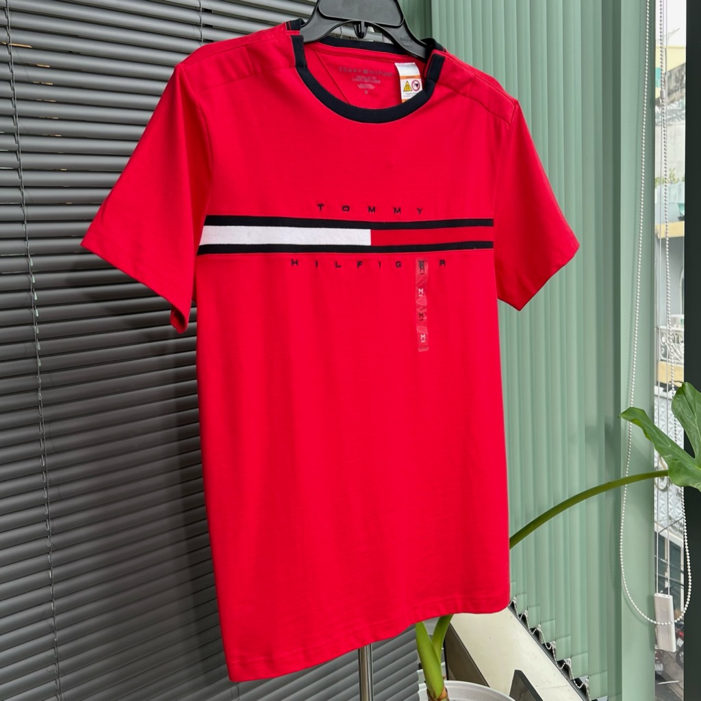 Áo Tommy Hilfiger ADP Essential Flag Logo Red 78C7099 600